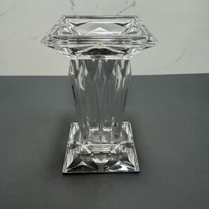 Elegant partylite Clear Crystal Candle Holder/Vase